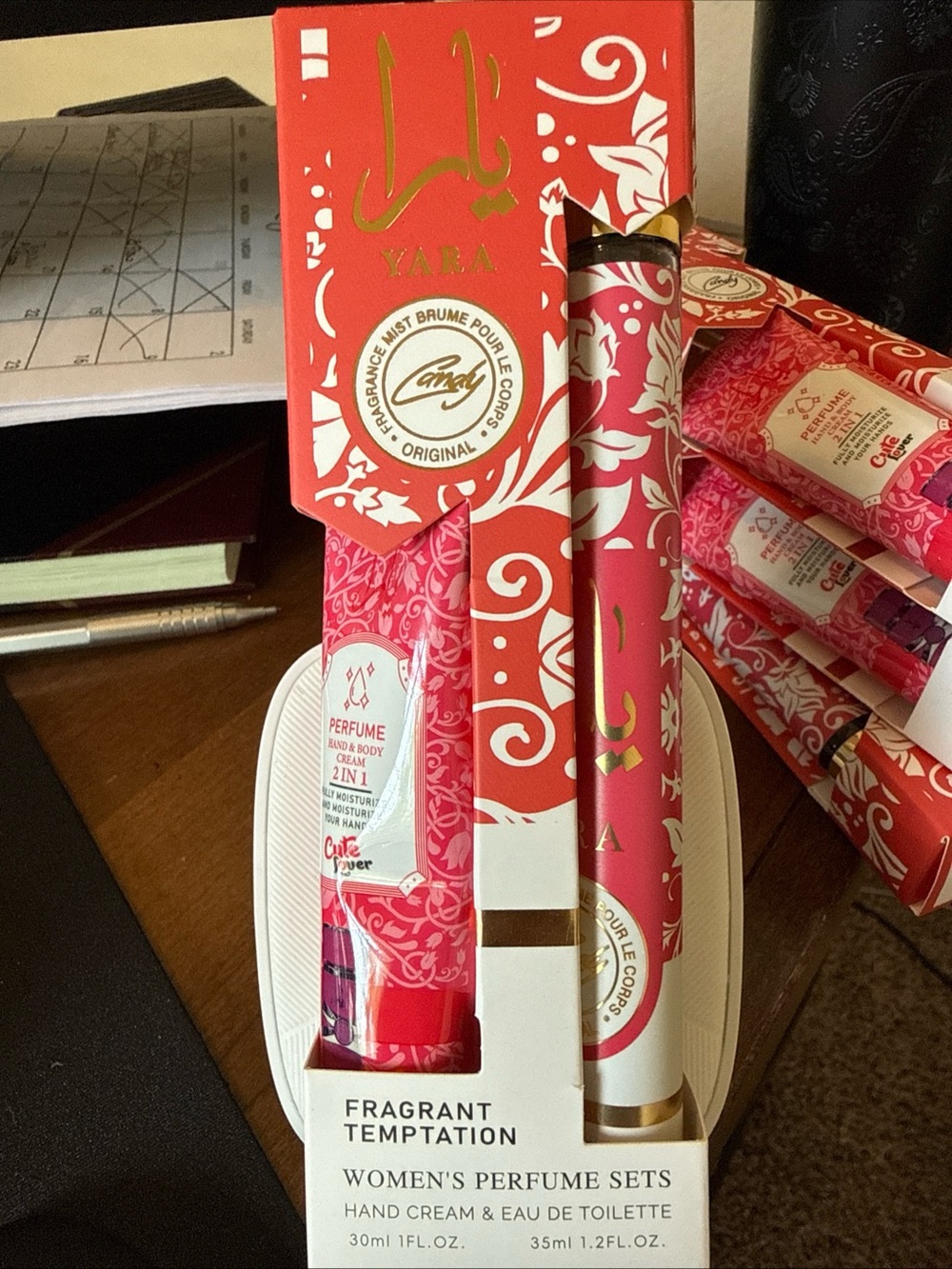 Yara candy women’s perfume, set hand cream and perfume